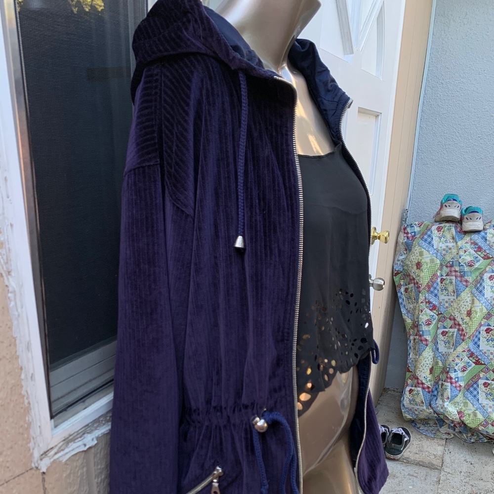 Vintage Purple Velvet Jacket
